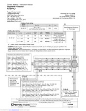 Pepperl+Fuchs R2-SP-IC Series Control Drawing / Instruction Manual