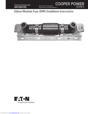 Eaton Edison Modular Fuse Installation Instructions Manual