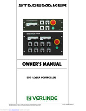 Verlinde STAGEMAKER ECO LC4SRA Owner's Manual