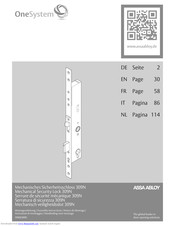 Assa Abloy OneSystem 309N Assembly Instructions Manual