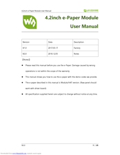 Waveshare 4.2inch e-Paper Module User Manual
