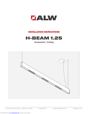 ALW H-BEAM 1.25 Installation Instructions Manual