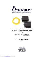 Versitron HDTVIT4A05 User Manual