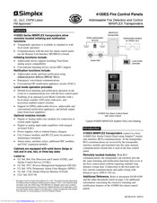 Simplex 4100-6038 Manual