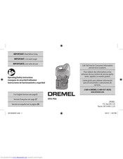Dremel AT01-PGA Operating/Safety Instructions Manual