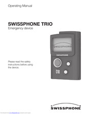 SwissPhone TRIO Operating Manual
