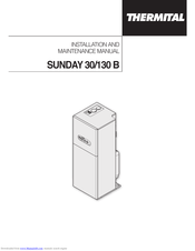 thermital SUNDAY 30/130 B Installation And Maintenance Manual
