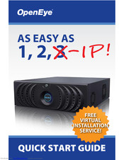 OpenEye OE4-KIT4 Quick Start Manual