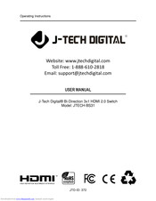 J-Tech Digital JTECH-BS31 User Manual