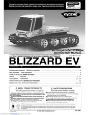 Kyosho BLIZZARD EV Instruction Manual