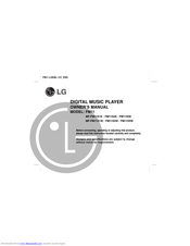 LG FM11S5W Owner's Manual