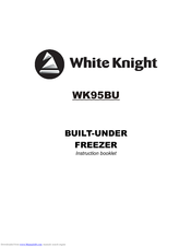 White Knight WK95BU Instruction Booklet