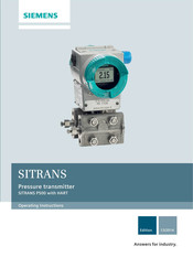 Siemens SITRANS P500 Operating Instructions Manual
