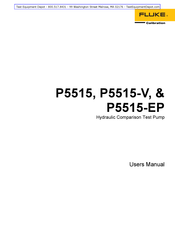 Fluke Calibration P5515 User Manual