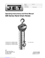 Jet S90 Series Operating Instructions And Parts Manual