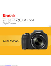 Kodak Pixpro AZ651 User Manual