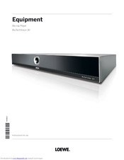 Loewe BluTechVision 3D Instructions For Use Manual
