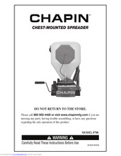 Chapin 8700 User Manual