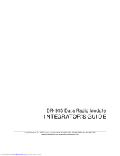 Coyote DataCom DR-915 Integrator Manual