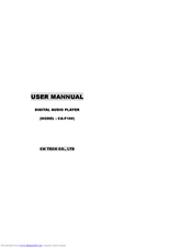 CM Tech CA-F100 User Manual