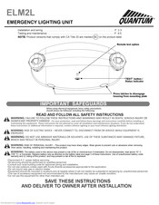 Quantum ELM2L Instructions Manual