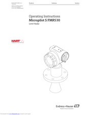 Endress+Hauser Micropilot S FMR530 Operating Instructions Manual