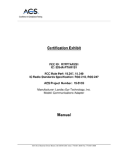 Landis+Gyr Field Tool Adapter Quick Start Manual