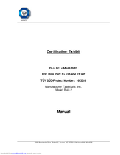 TableSafe RAIL User Manual