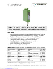 Motrona LW215-1 Operating Manual