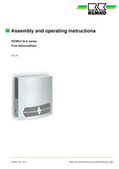 REMKO SLE Series Assembly And Operating Instructions Manual