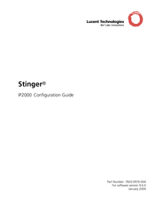 Lucent Technologies Stinger IP2000 Configuration Manual