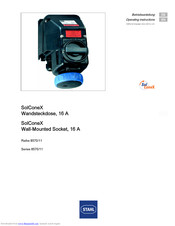 Stahl SolConeX Operating Instructions Manual