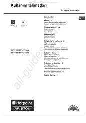 Hotpoint Ariston NMTP 1918 FW/HA Operating Instructions Manual