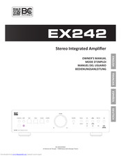 BC Acoustique EX242 Owner's Manual