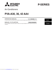 Mitsubishi PVA-A36 AA4 Operation Manual