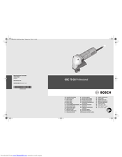 Bosch GSC 75-16 Professional Original Instructions Manual