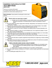 Jegs 81563 Installation Instructions Manual