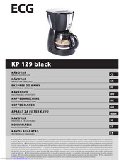 ECG KP 129 black Instruction Manual