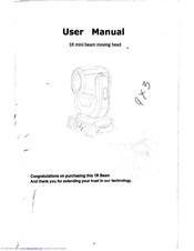 SL PROLIGHTING SL-1R100 User Manual