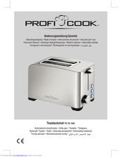 Profi Cook PC-TA 1082 Instruction Manual