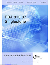 Infineon PBA 313 07 Manual