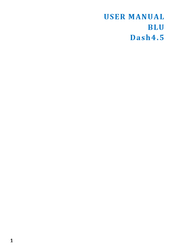 Blu DASH 4.5 User Manual