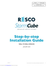 Resco StormCube Installation Manual