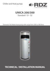 RDZ Unica S2 200 Technical Installation Manual