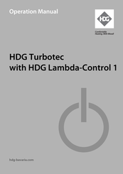 HDG Turbotec 60 L Operation Manual
