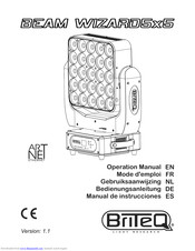 Briteq BEAM MATRIX5x5-RGBW Operation Manual