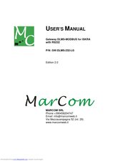 MARCOM GW-DLMS-232-LG User Manual