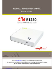 easy2read Tile R1250I Technical Information Manual