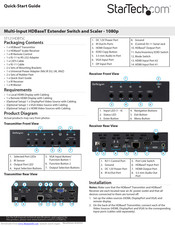 StarTech.com ST121HDBTSC Quick Start Manual