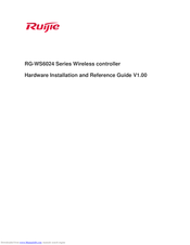 Ruijie RG-WS6024 Series Hardware  Installation And Reference Manual
